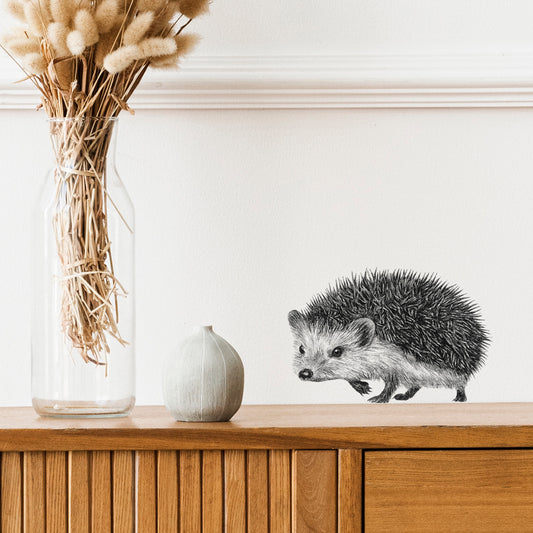 Hedgehog wall sticker