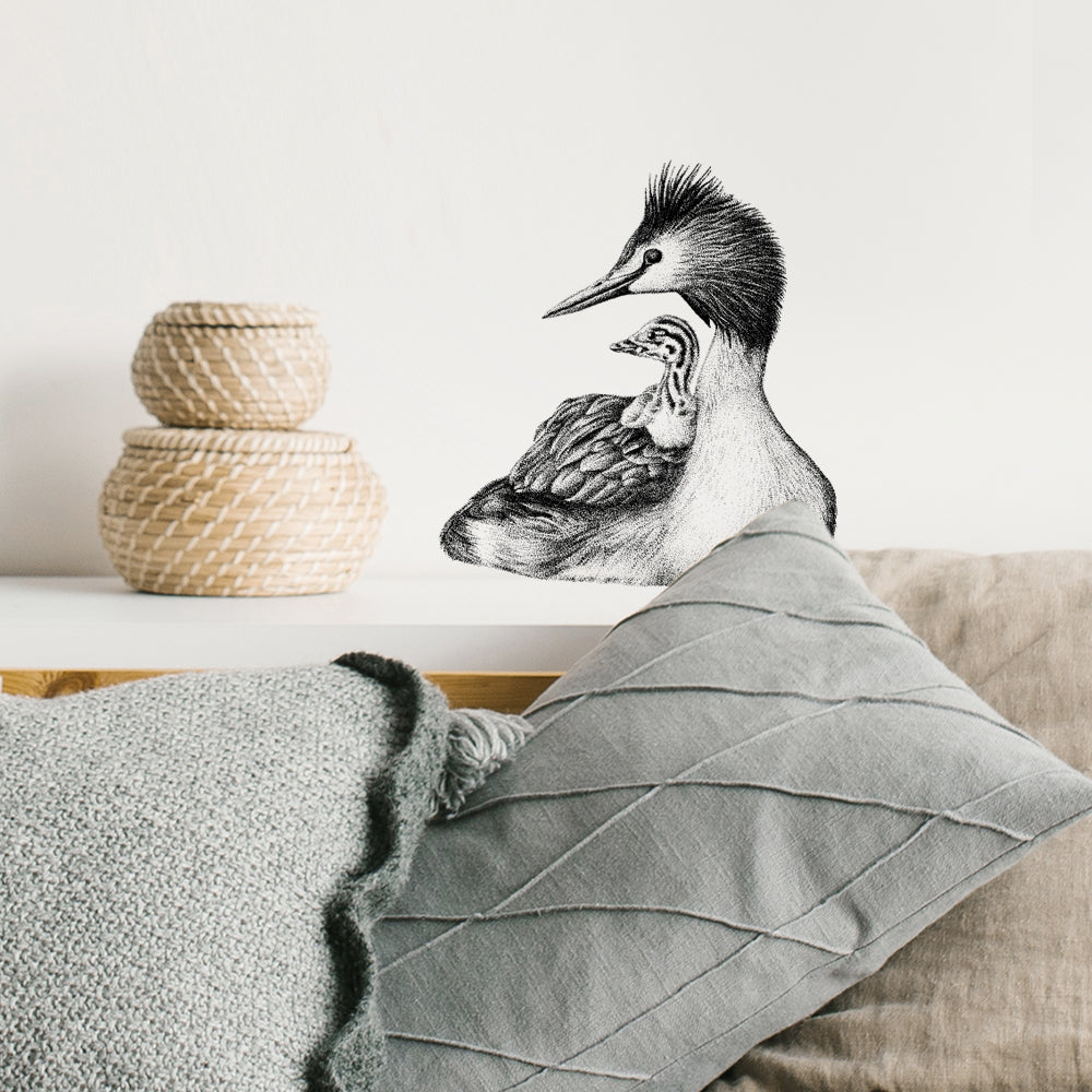 Grebe wall sticker