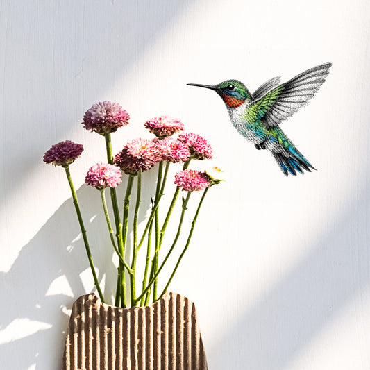 Hummingbird wall sticker
