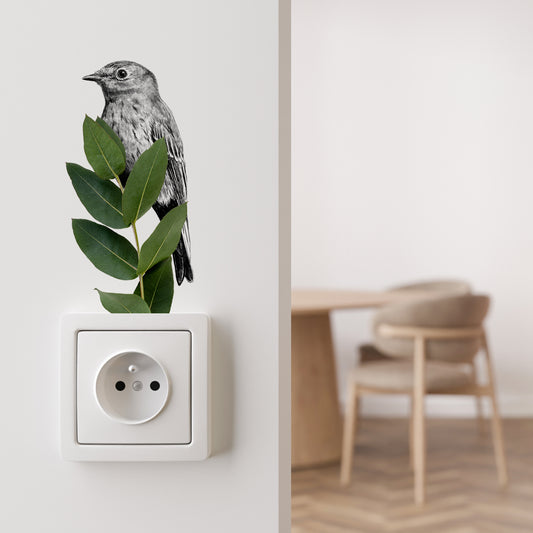 Spotted flycatcher wall sticker