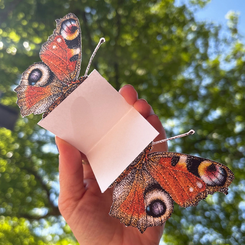 3D Schmetterlingskarte